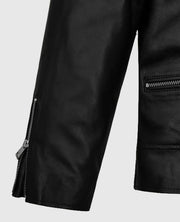 Jimin Black Leather Jacket