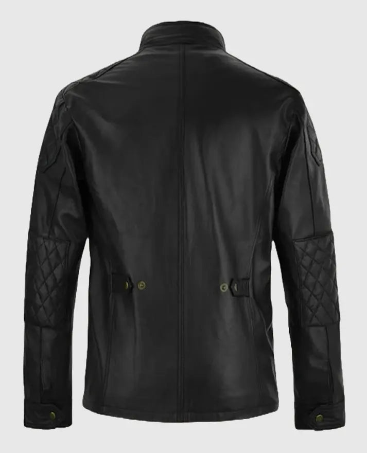 Vin Diesel Fast & Furious 8 Black Leather Jacket