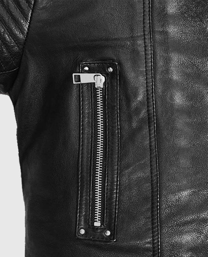 Fast and Furious 6 Gal Gadot Black Leather Jacket