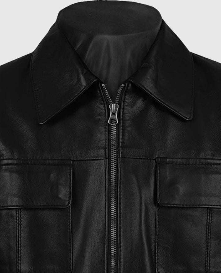 The Vampire Diaries Damon Salvatore Leather Jacket