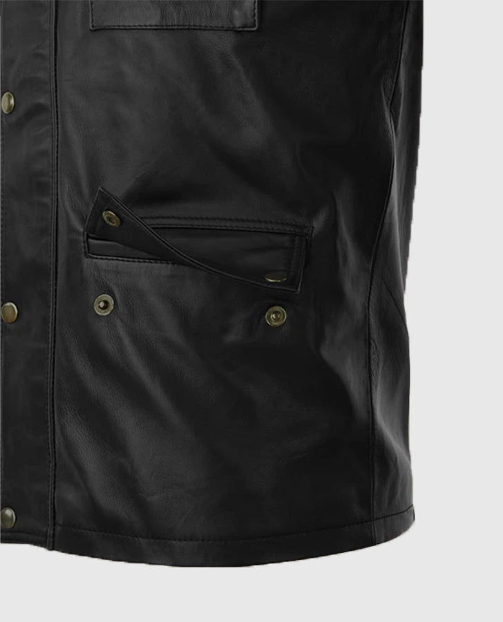Fast & Furious 8 Vin Diesel Red Stripes Leather Jacket