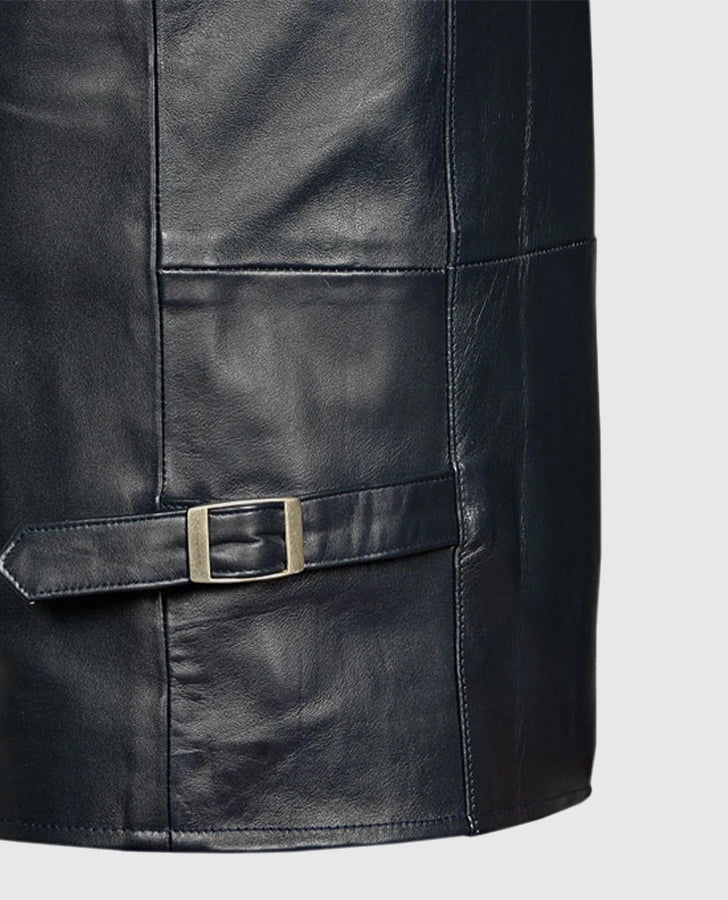 Vin Diesel Fast And Furious 6 Blue Leather Jacket
