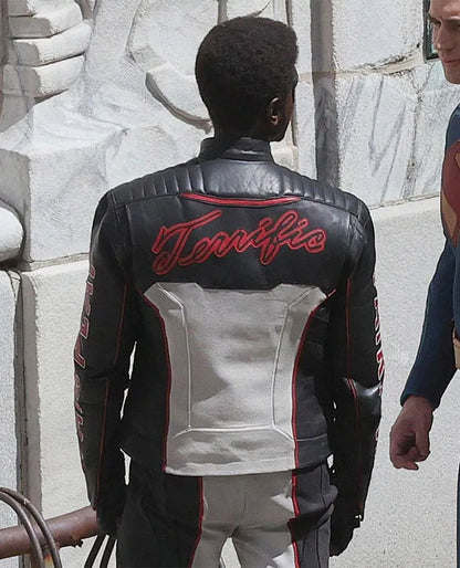 Mister Terrific Superman Leather Jacket
