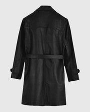 Men's Vintage Trench 1970's Leather Coat