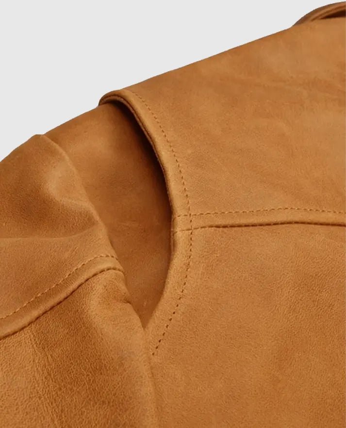 Rafael Nadal Brown Leather Jacket