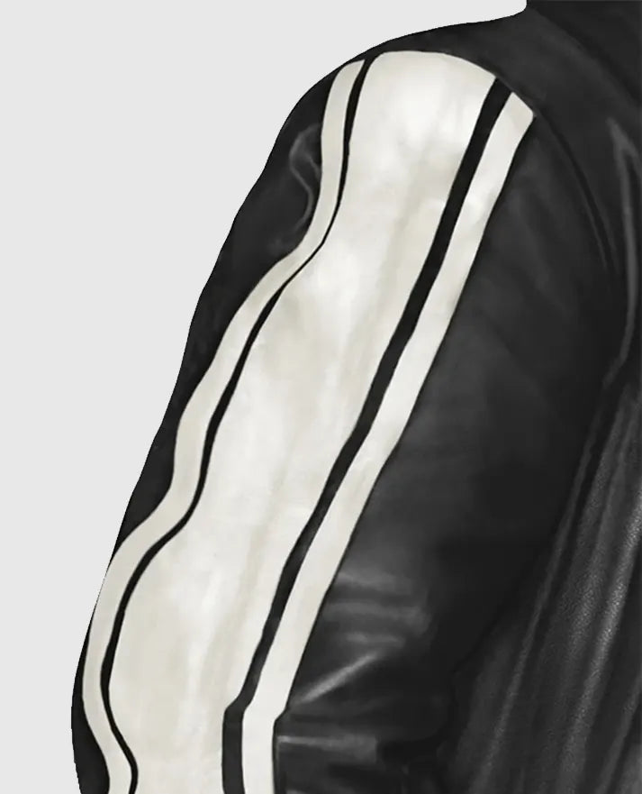 Robert Pattinson Black Leather Jacket