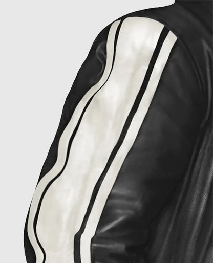 Robert Pattinson Black Leather Jacket