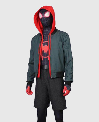 Miles Morales Spider Verse Hooded Jacket