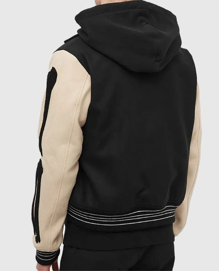 Amiri Bones Letterman Wool Jacket