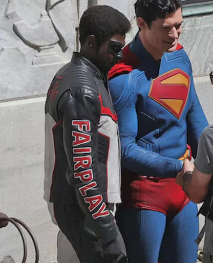 Mister Terrific Superman Leather Jacket