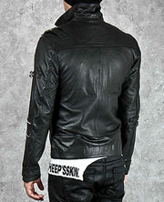Bad Michael Jackson Black Leather Jacket