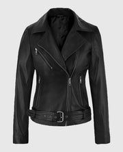 Adele Exarchopoulos Leather Jacket