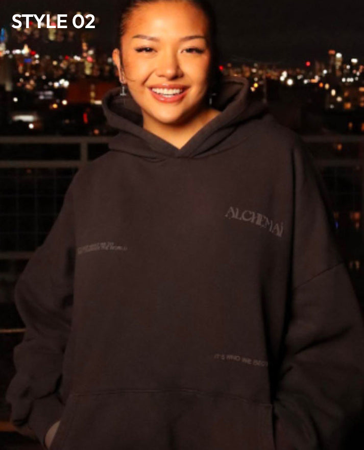 Alchemai  Pullover Brown Hoodie