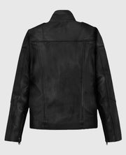 Alicia Vikander Tomb Raider Black Leather Jacket