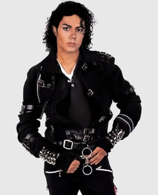 Bad Michael Jackson Black Leather Jacket