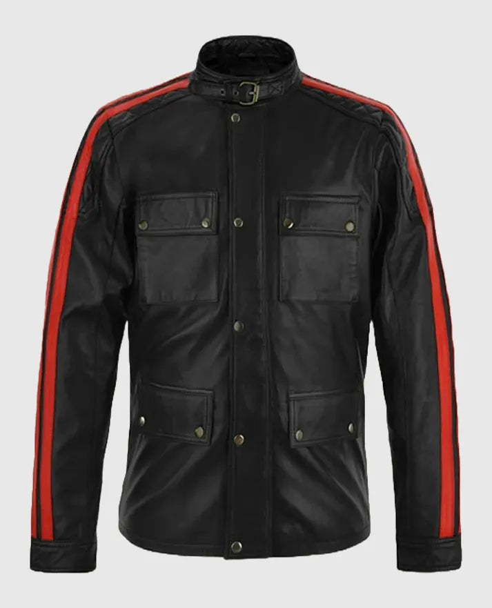 Black Vin Diesel Fast & Furious 8 Leather Jacket