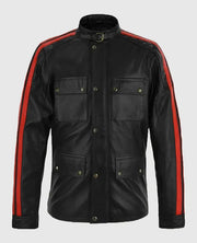 Black Vin Diesel Fast & Furious 8 Leather Jacket