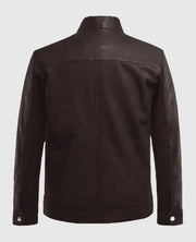 Brown Thunder Storm Biker Leather Jacket For Men