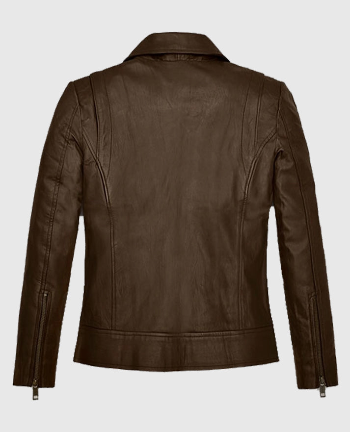Brown True Detective Rachel McAdams Leather Jacket