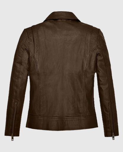 Brown True Detective Rachel McAdams Leather Jacket