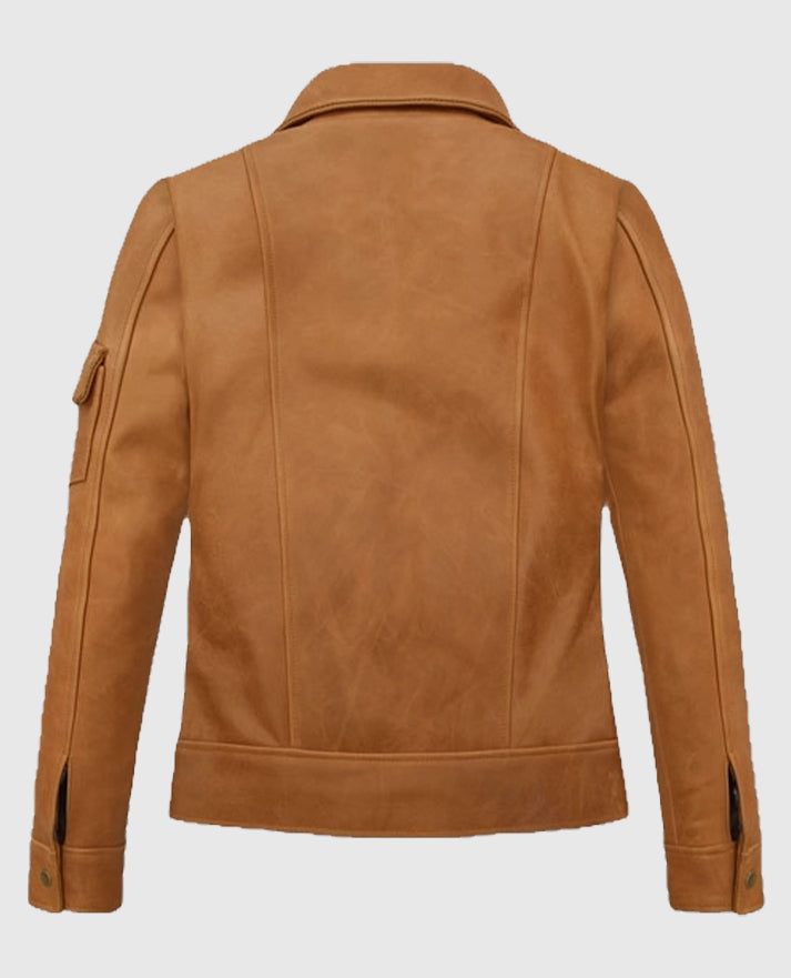 Canberra Gigi Hadid Leather Jacket