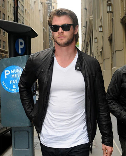 Chris Hemsworth Leather Jacket