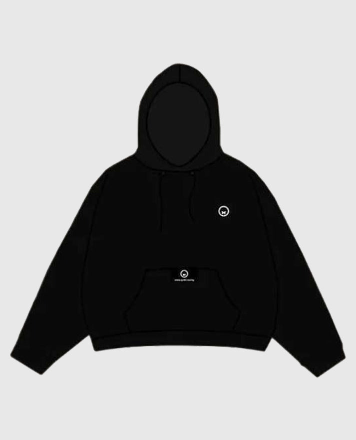 Come Get Me Black Black Pullover Hoodie