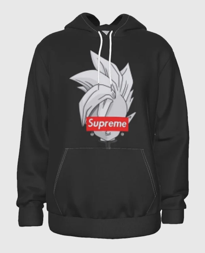 DBZ Shin Supreme Kai Logo Black Hoodie