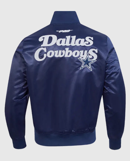Dallas Cowboys Souvenir Blue Satin Jacket