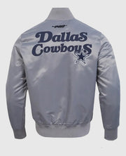 Dallas Cowboys Souvenir Satin Grey Jacket