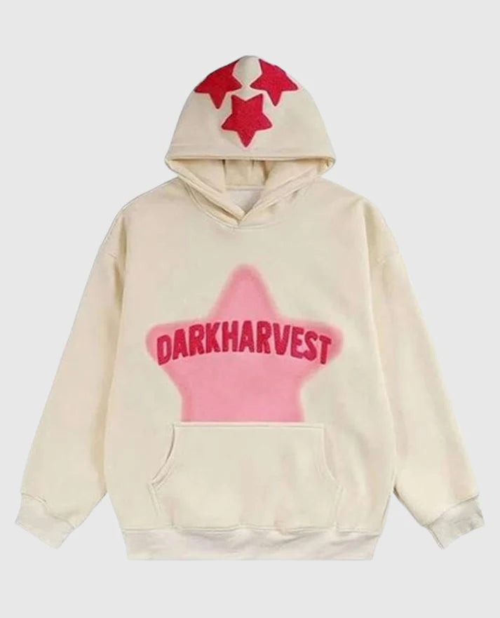 Unisex Dark Harvest White Pullover Hoodie