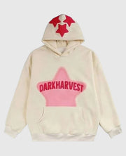 Unisex Dark Harvest White Pullover Hoodie