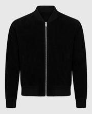 David Beckham Black Zip up Leather Jacket