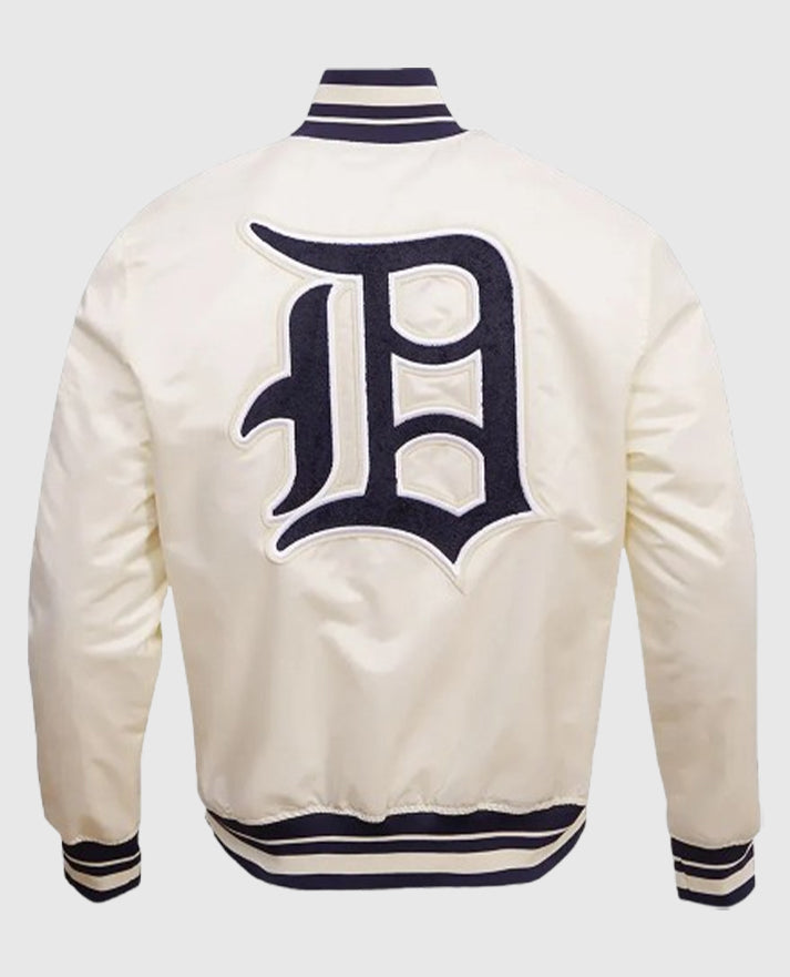 Detroit Tigers Retro Classic Rib Varsity Jacket