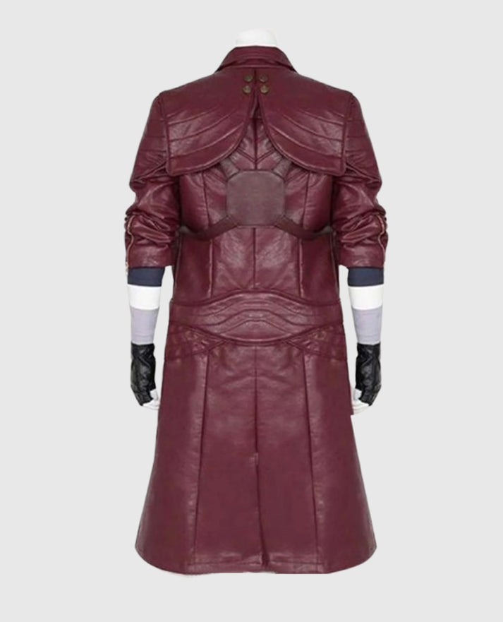 Devil May Cry 5 Dante Long Leather Coat