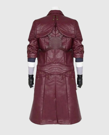 Devil May Cry 5 Dante Long Leather Coat