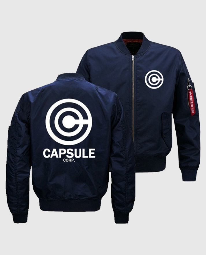 Dragon Ball Z Trunks Capsule Corp Bomber Jacket