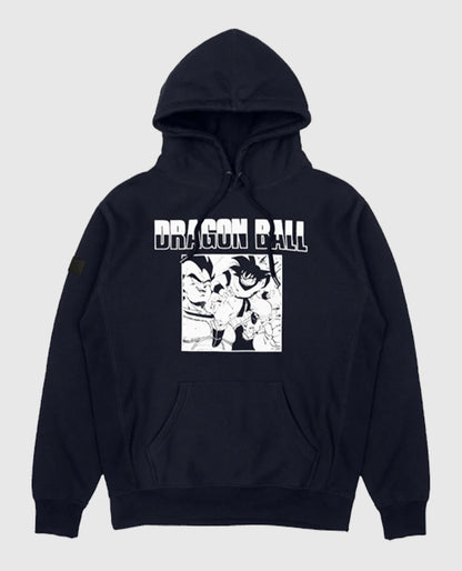 Dragon Ball Saiyan Arc Goku vs Vegeta Black Hoodie