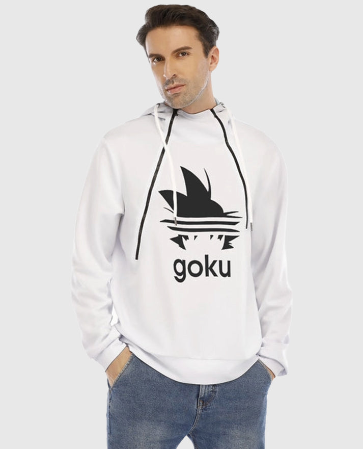 Dragon Ball Z Just Saiyan White Pullover Hoodie