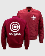 Dragon Ball Z Trunks Capsule Corp Black Bomber Jacket