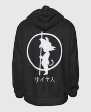 Dragon Ball Z White Shadow Kid Goku Black Hoodie