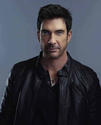 Dylan McDermott Hostages Leather Jacket