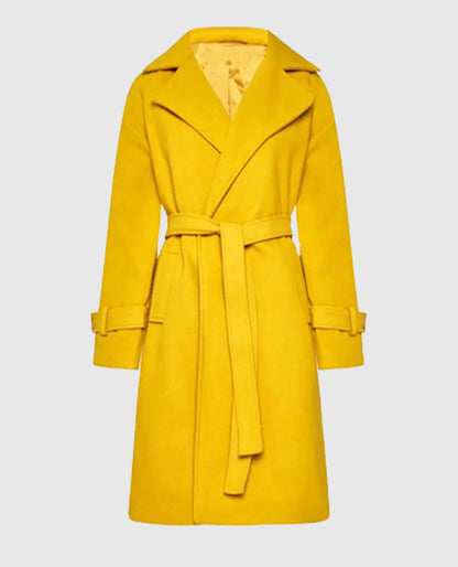 Elisabeth Sparkle The Substance Yellow Long Coat