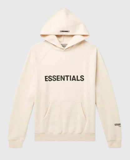 Fear Of God Essentials Cream Hoodie