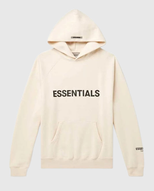Fear Of God Essentials Cream Hoodie