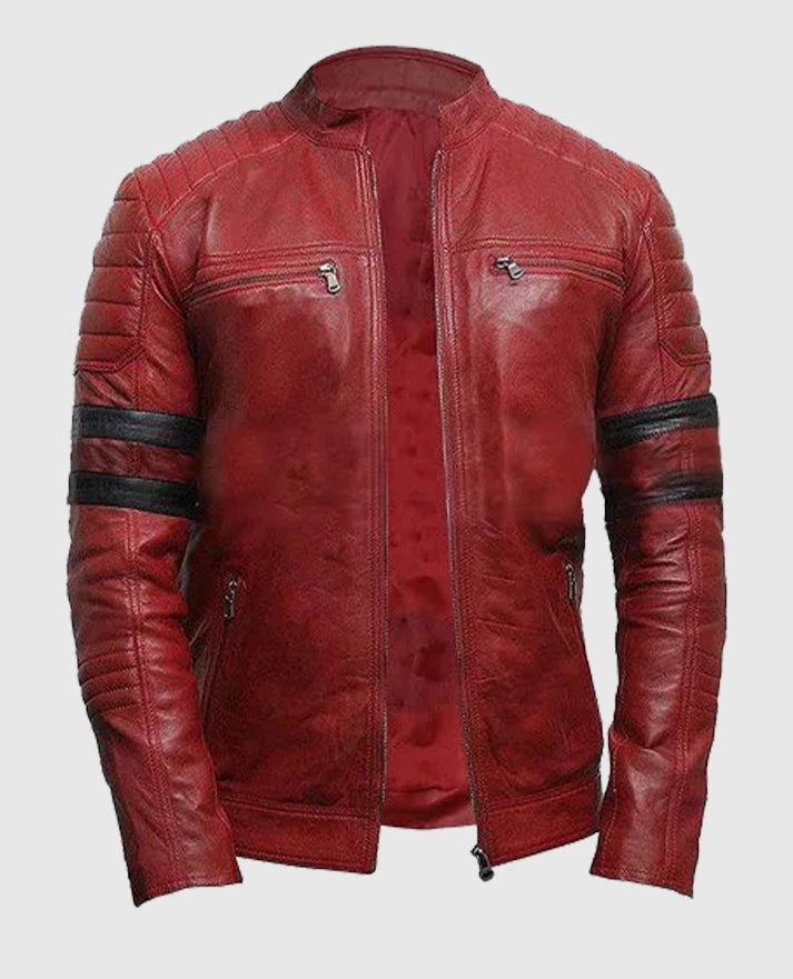 Fight Club Tyler Durden Retro Leather Jacket