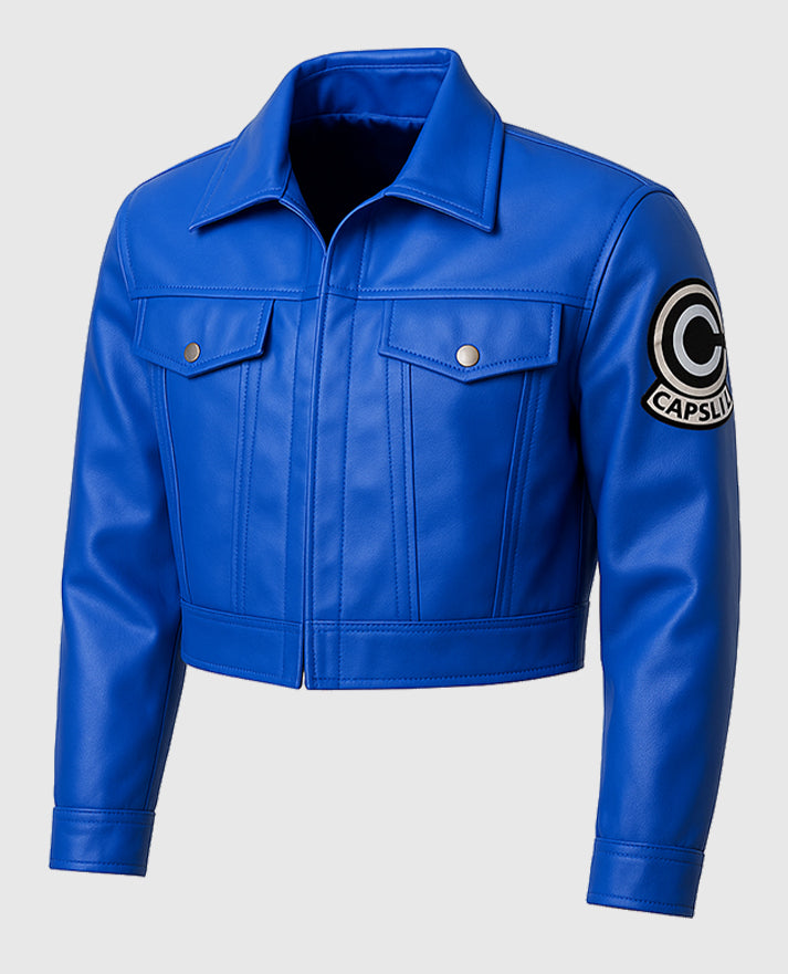 Future Trunks Capsule Blue Corp Jacket