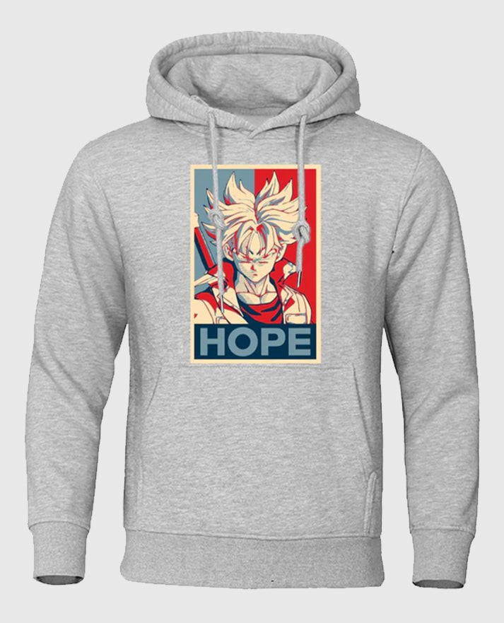Future Trunks Light Grey Hoodie