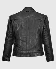 Gal Gadot Black Leather Jacket