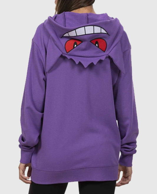 Gengar Themed French Terry Hoodie